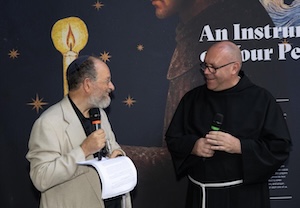 fra Marco all'inaugurazione 